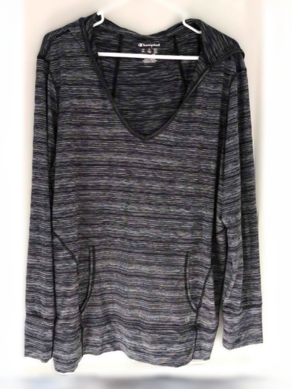 Champion Athletic Long Sleeve with Hood and Front Pocket Ladies
